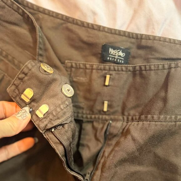 Mossimo brand Brown Cropped Khaki Pants - SIZE 8 - Picture 3 of 12